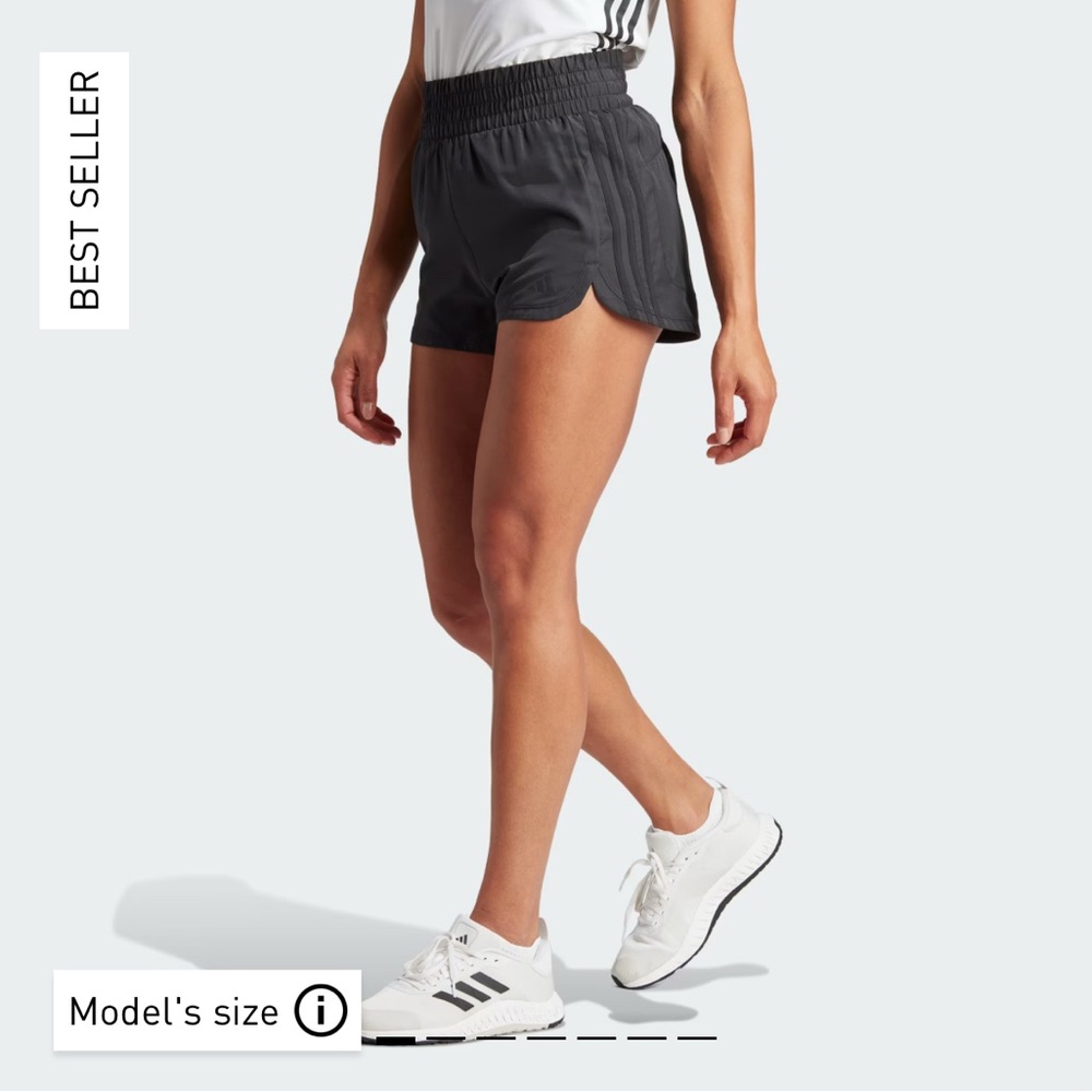 adidas Women's Black Athletic Shorts